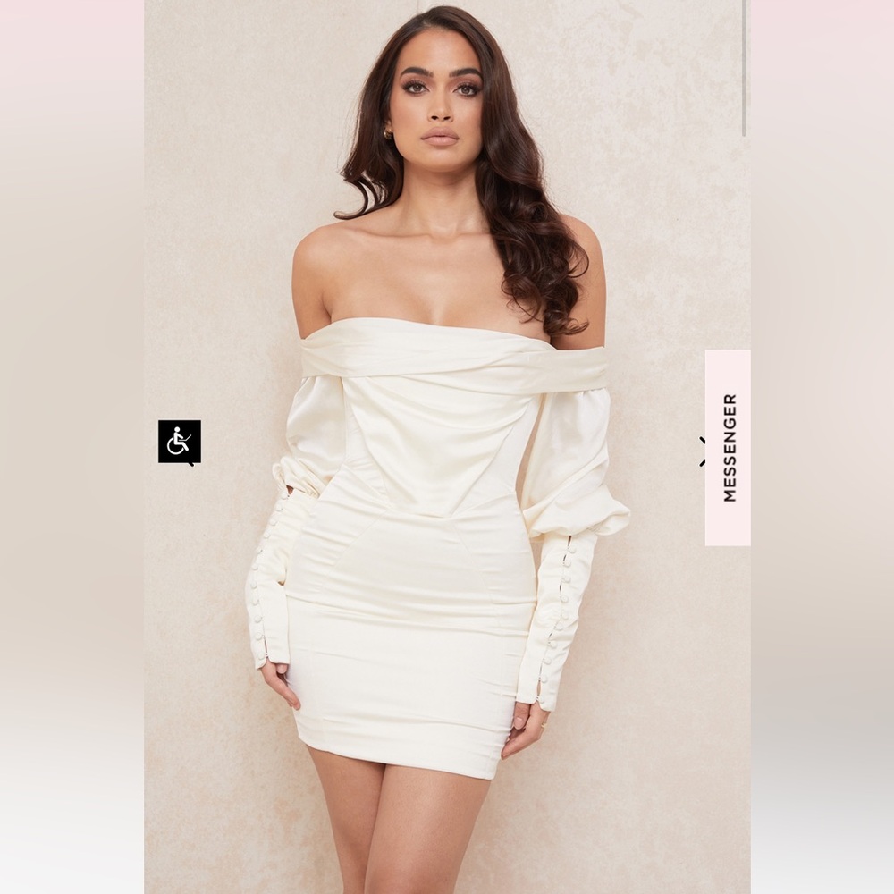 House of CB Santana dress - ivory
